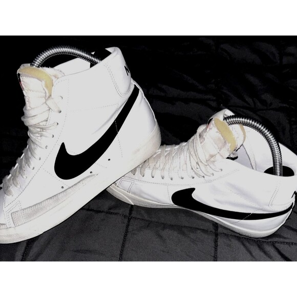 Nike Other - Nike Blazer Mid 77 Vintage Men's Sneakers White/Black, Size 9 CZ1055-100